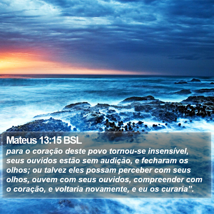 Mateus 13:15 BSL Bible Study