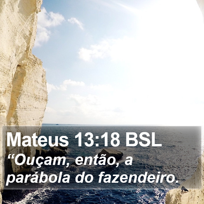 Mateus 13:18 BSL Bible Study