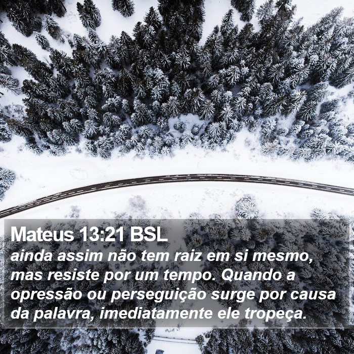 Mateus 13:21 BSL Bible Study