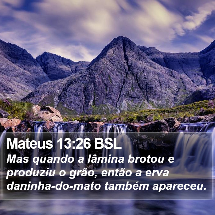 Mateus 13:26 BSL Bible Study