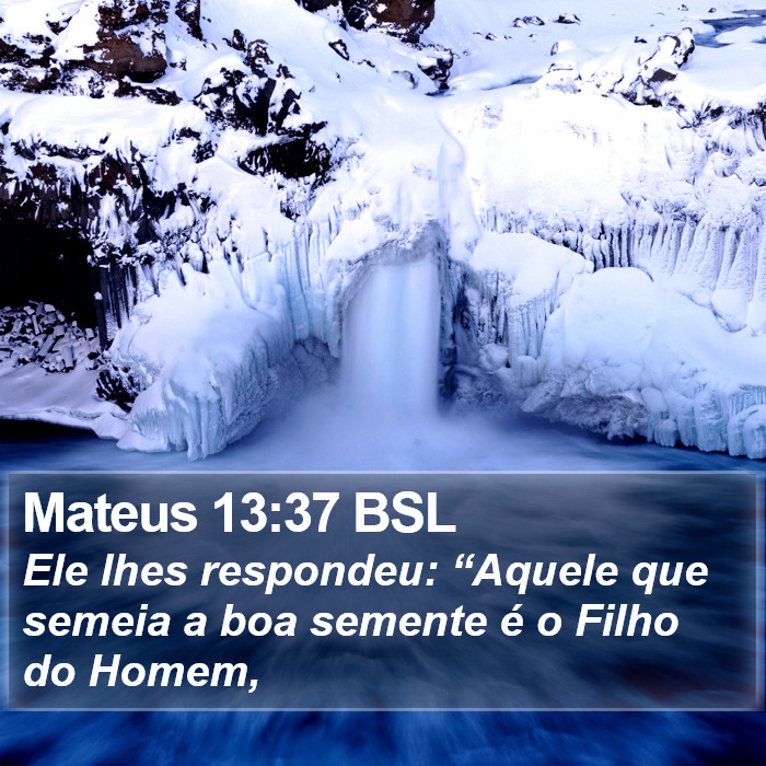 Mateus 13:37 BSL Bible Study