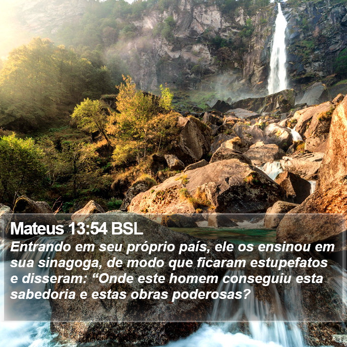 Mateus 13:54 BSL Bible Study