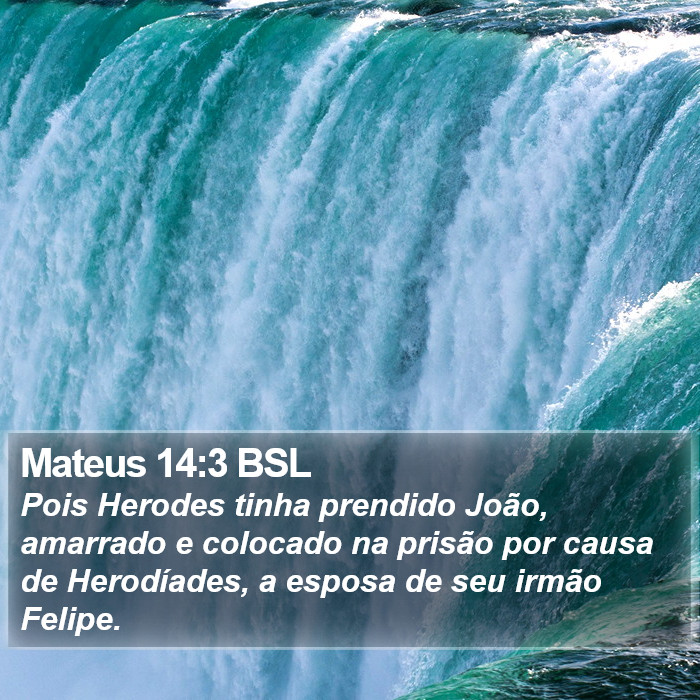 Mateus 14:3 BSL Bible Study