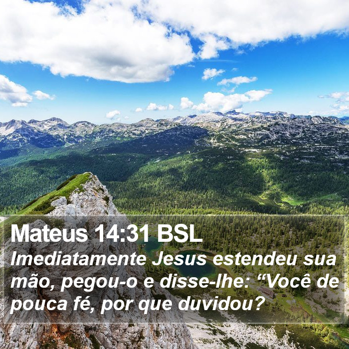 Mateus 14:31 BSL Bible Study