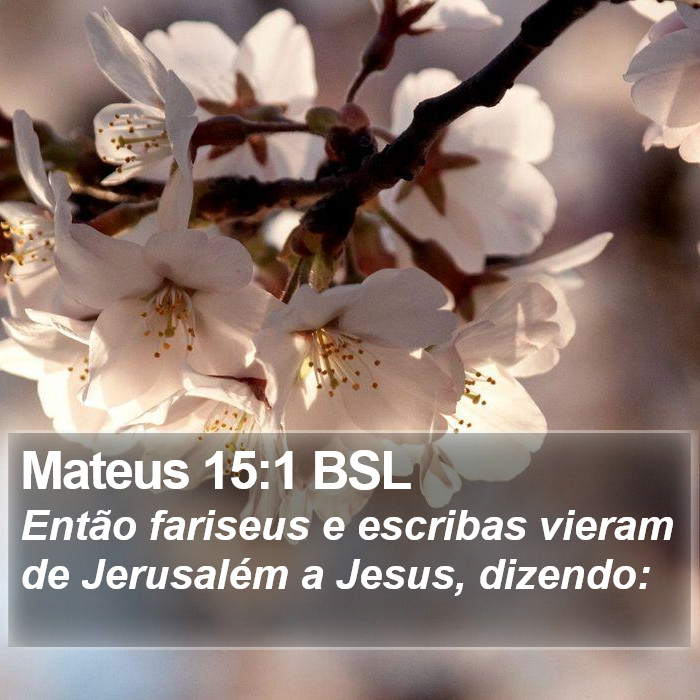 Mateus 15:1 BSL Bible Study