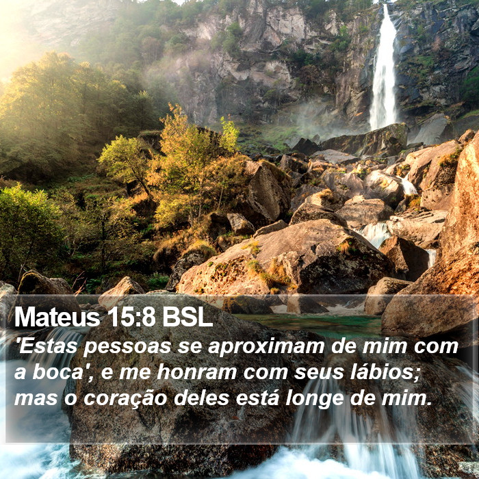 Mateus 15:8 BSL Bible Study