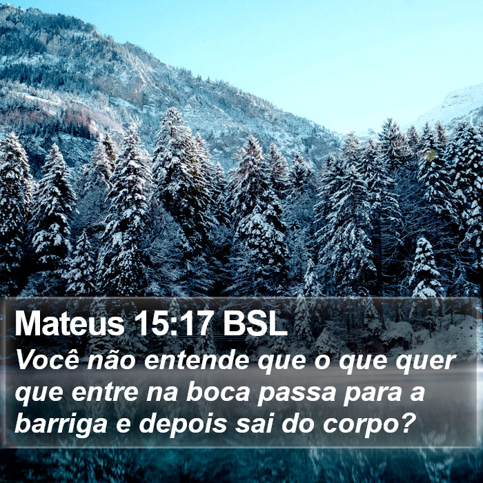 Mateus 15:17 BSL Bible Study