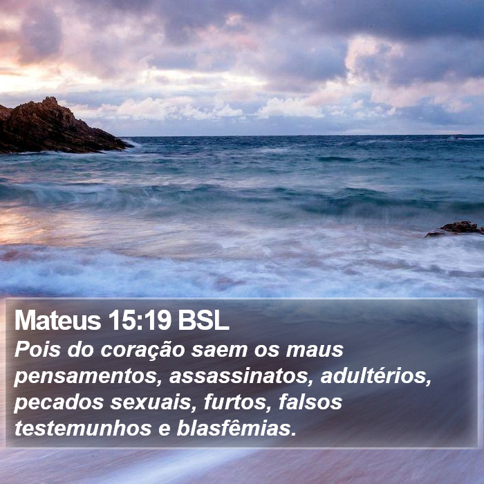 Mateus 15:19 BSL Bible Study