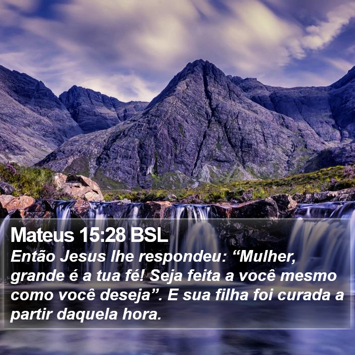 Mateus 15:28 BSL Bible Study