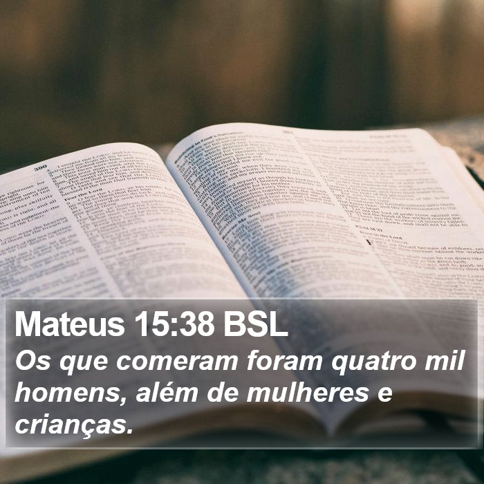 Mateus 15:38 BSL Bible Study