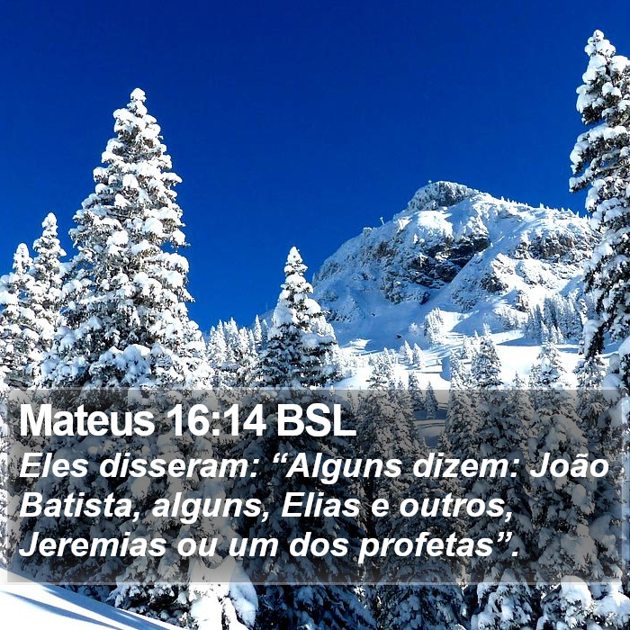 Mateus 16:14 BSL Bible Study