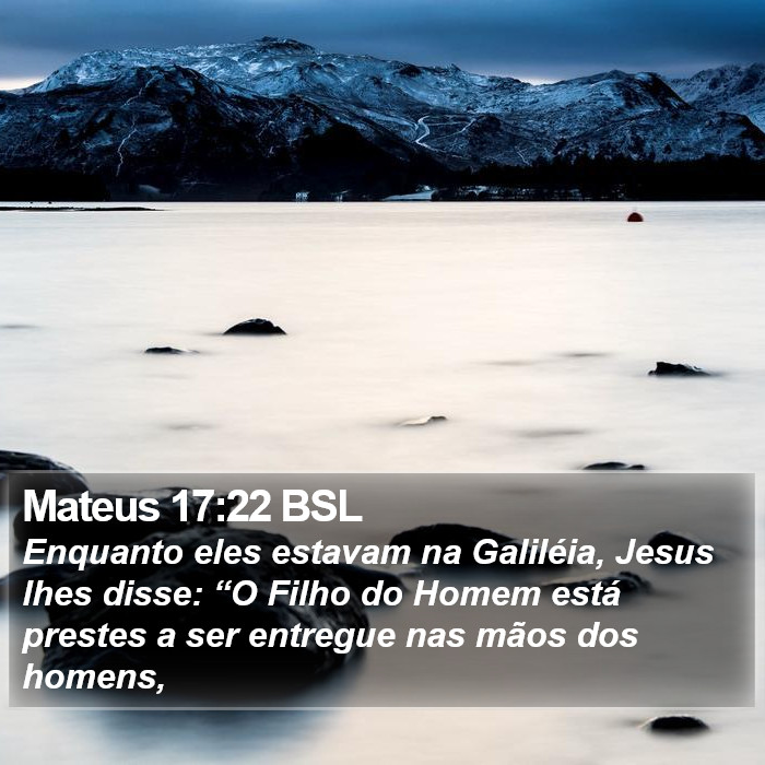 Mateus 17:22 BSL Bible Study