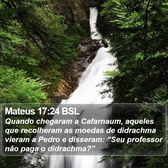 Mateus 17:24 BSL Bible Study