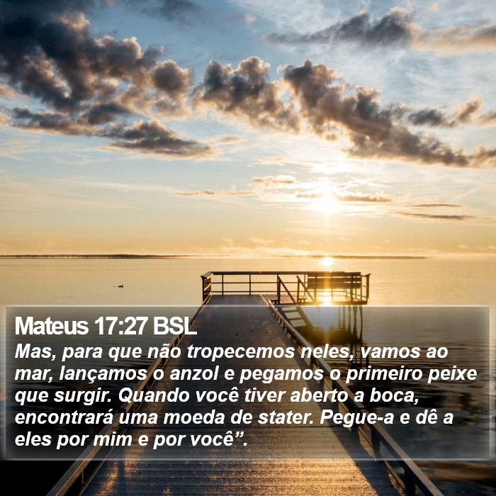 Mateus 17:27 BSL Bible Study