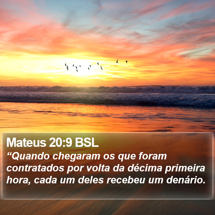 Mateus 20:9 BSL Bible Study