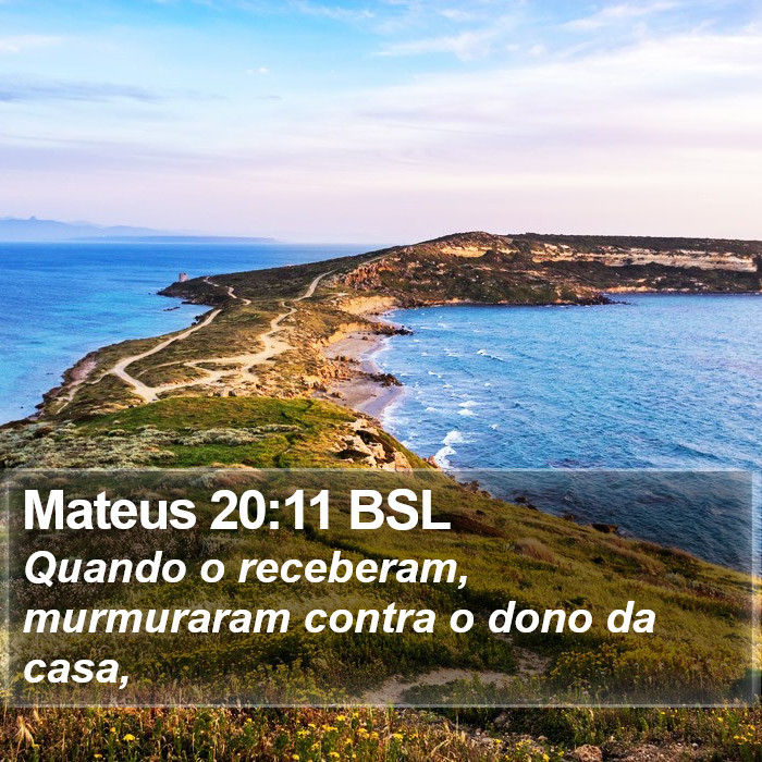 Mateus 20:11 BSL Bible Study