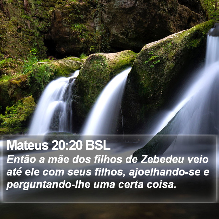 Mateus 20:20 BSL Bible Study