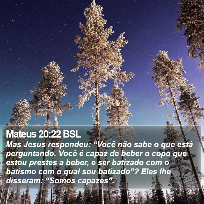 Mateus 20:22 BSL Bible Study