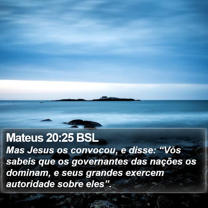 Mateus 20:25 BSL Bible Study