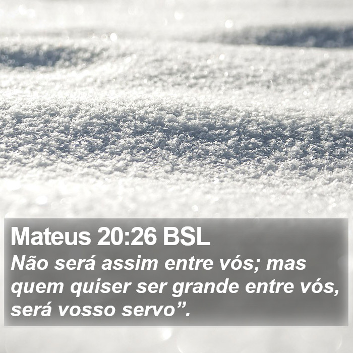 Mateus 20:26 BSL Bible Study