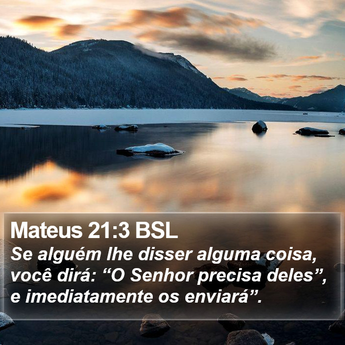 Mateus 21:3 BSL Bible Study