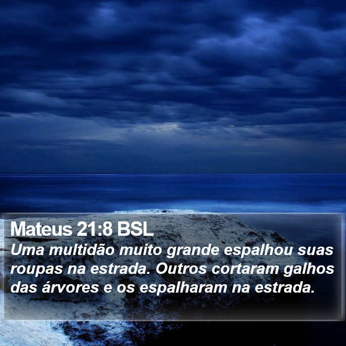 Mateus 21:8 BSL Bible Study