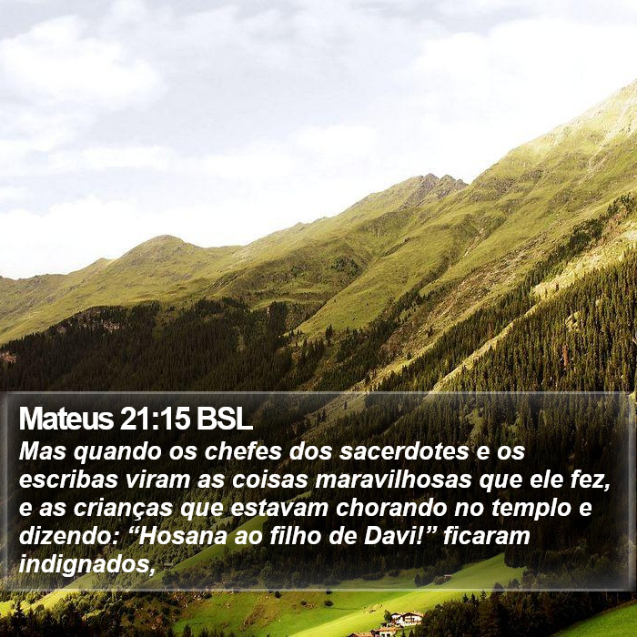 Mateus 21:15 BSL Bible Study