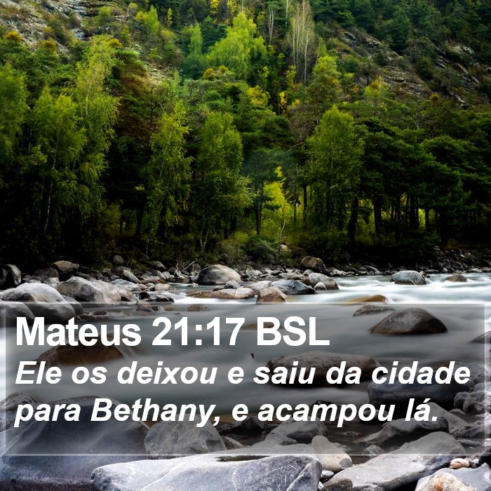 Mateus 21:17 BSL Bible Study