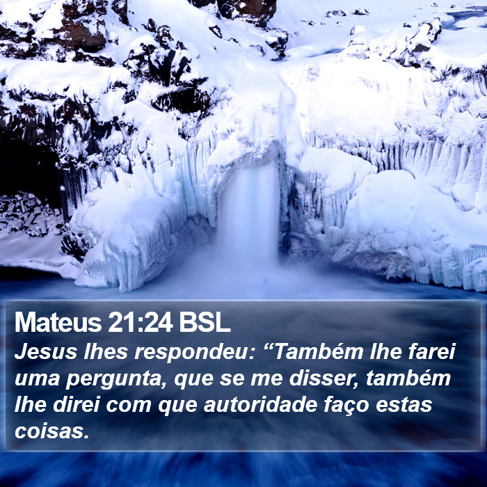 Mateus 21:24 BSL Bible Study