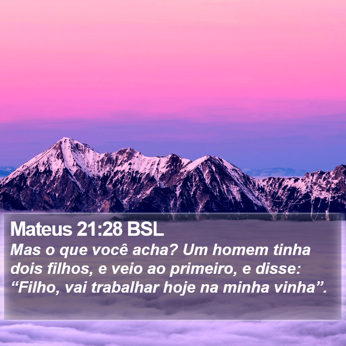 Mateus 21:28 BSL Bible Study