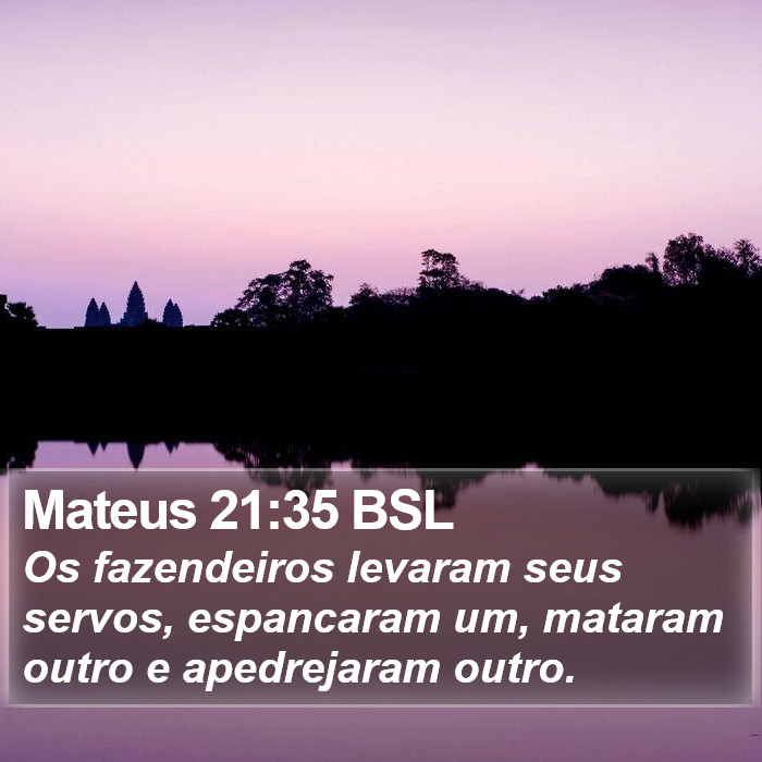 Mateus 21:35 BSL Bible Study