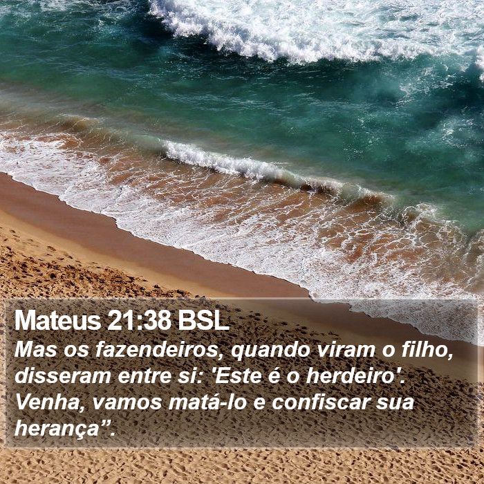Mateus 21:38 BSL Bible Study