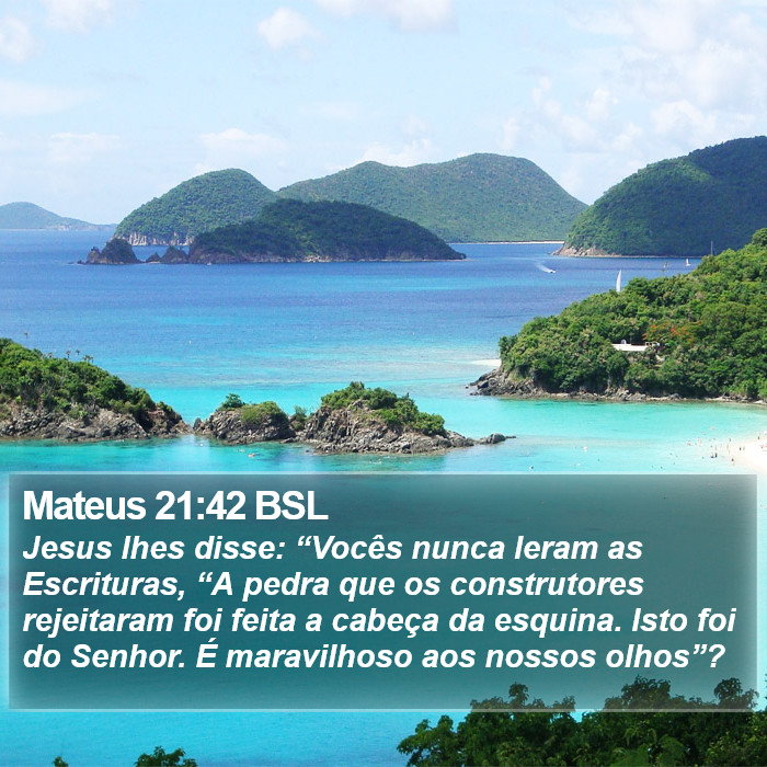 Mateus 21:42 BSL Bible Study