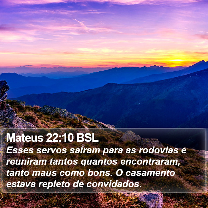 Mateus 22:10 BSL Bible Study