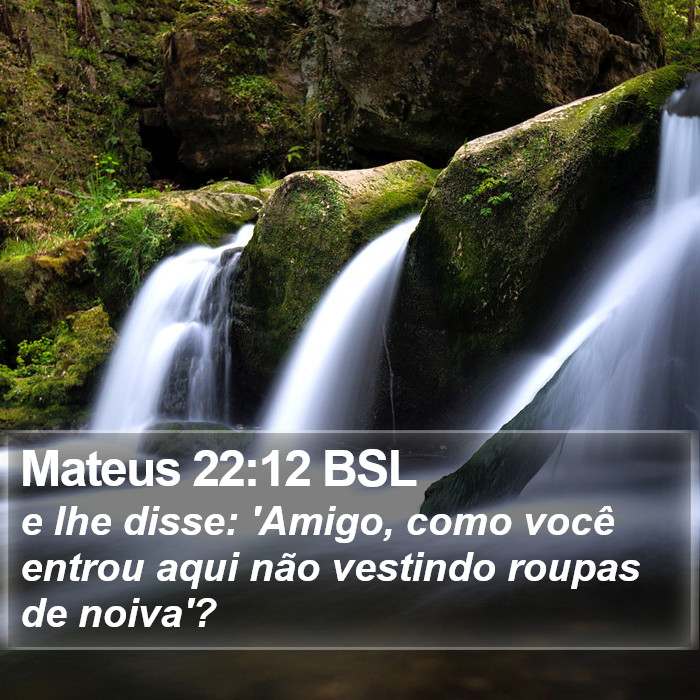 Mateus 22:12 BSL Bible Study