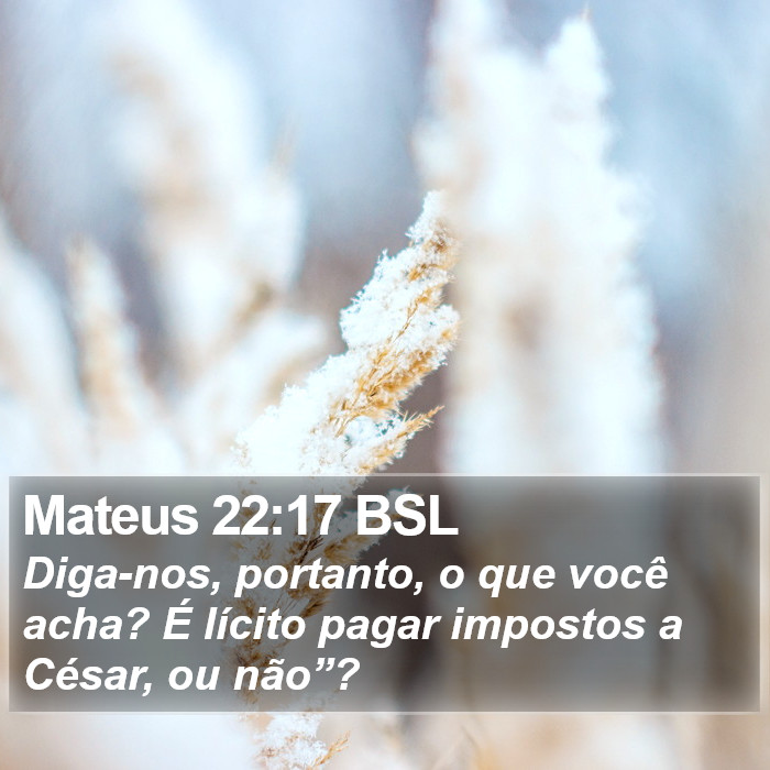 Mateus 22:17 BSL Bible Study