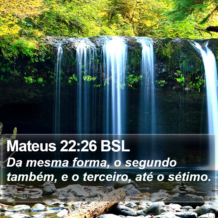 Mateus 22:26 BSL Bible Study
