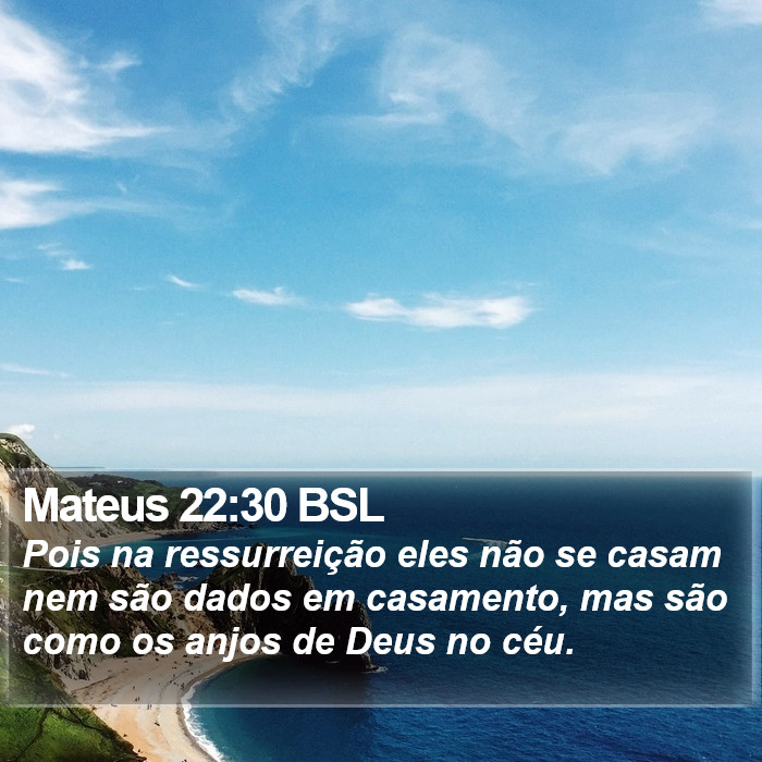 Mateus 22:30 BSL Bible Study