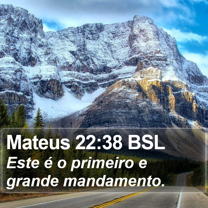 Mateus 22:38 BSL Bible Study