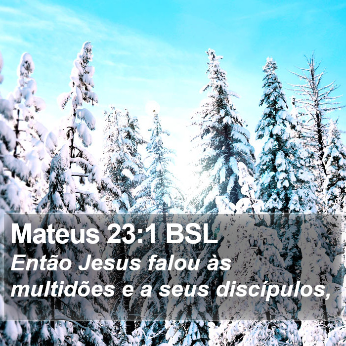 Mateus 23:1 BSL Bible Study