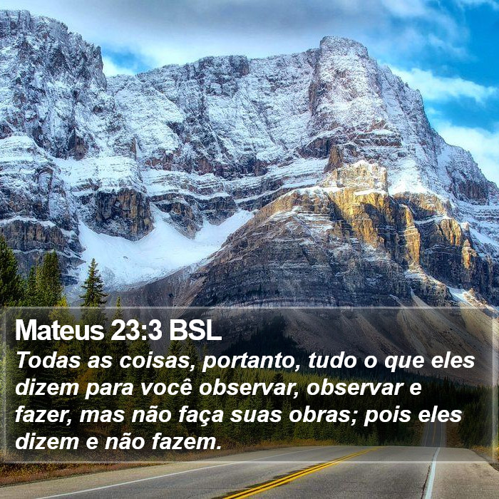 Mateus 23:3 BSL Bible Study