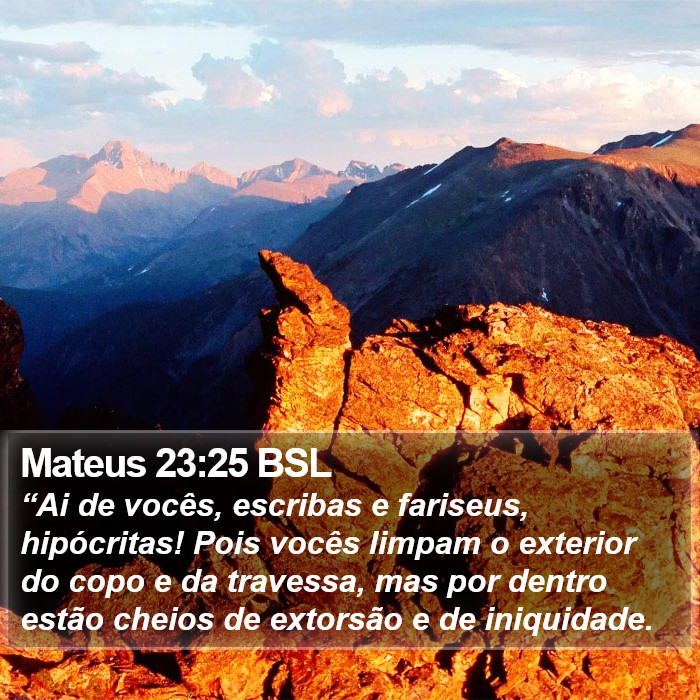 Mateus 23:25 BSL Bible Study