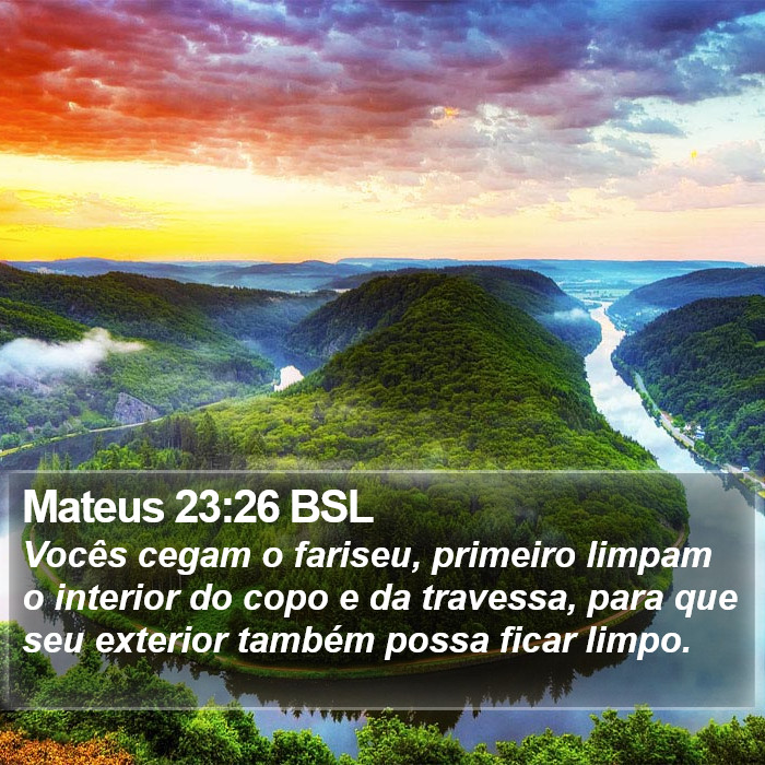 Mateus 23:26 BSL Bible Study