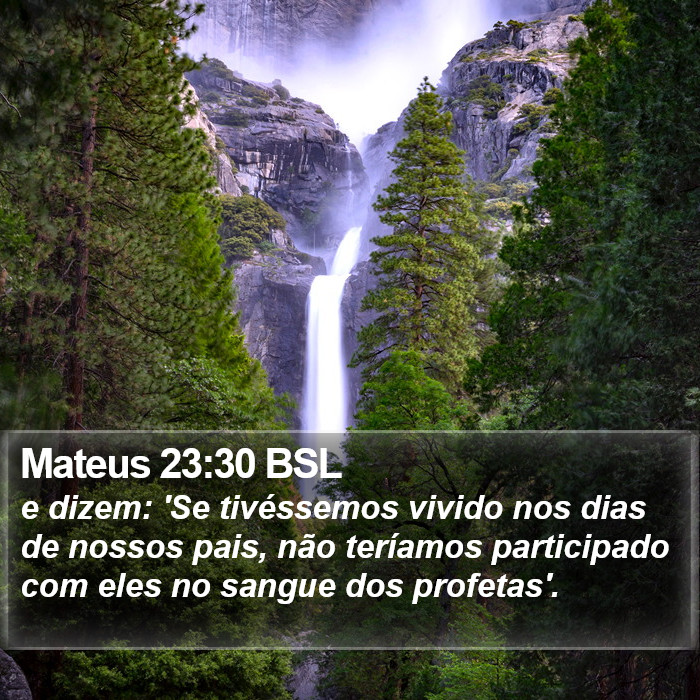 Mateus 23:30 BSL Bible Study