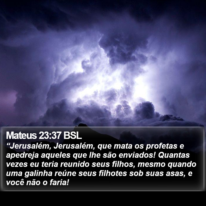 Mateus 23:37 BSL Bible Study