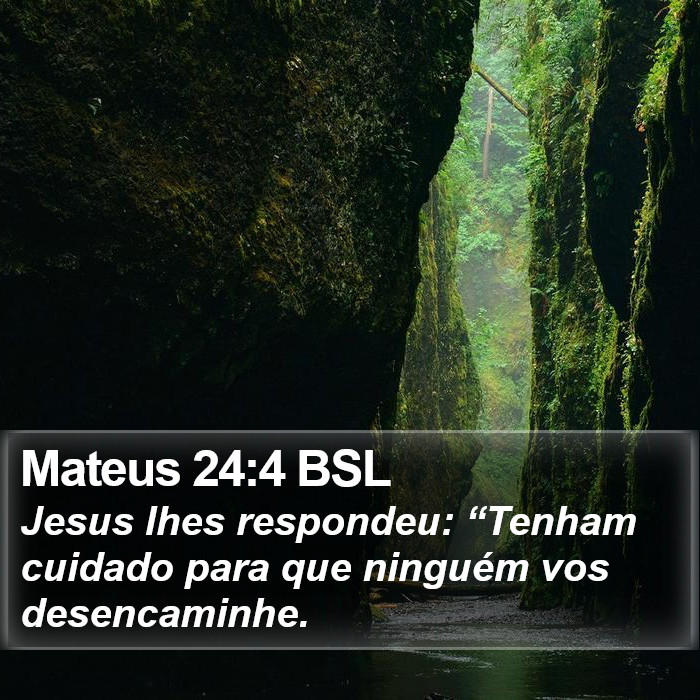 Mateus 24:4 BSL Bible Study