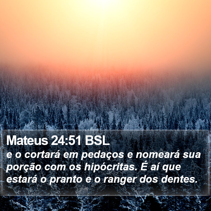 Mateus 24:51 BSL Bible Study