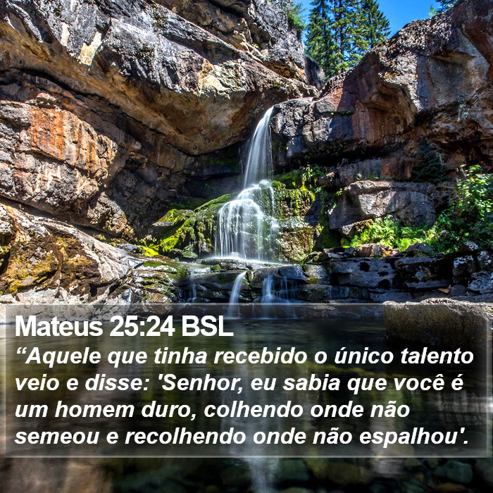 Mateus 25:24 BSL Bible Study
