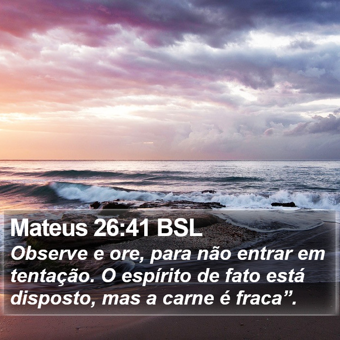Mateus 26:41 BSL Bible Study