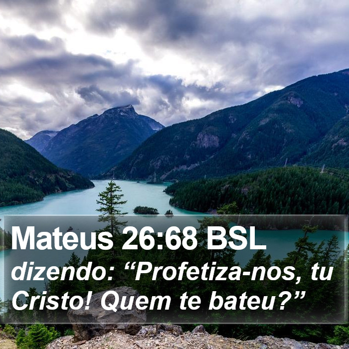 Mateus 26:68 BSL Bible Study